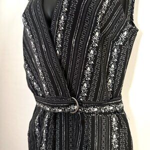 Gilly Hicks Black and White Jumpsuit - Size Medium